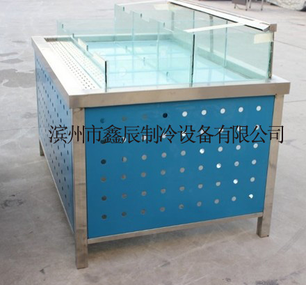 鑫辰循環(huán)水貝類展示臺 超市不銹鋼展臺，XC-C海鮮展臺