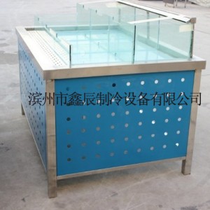 鑫辰循環(huán)水貝類展示臺 超市不銹鋼展臺，XC-C海鮮展臺