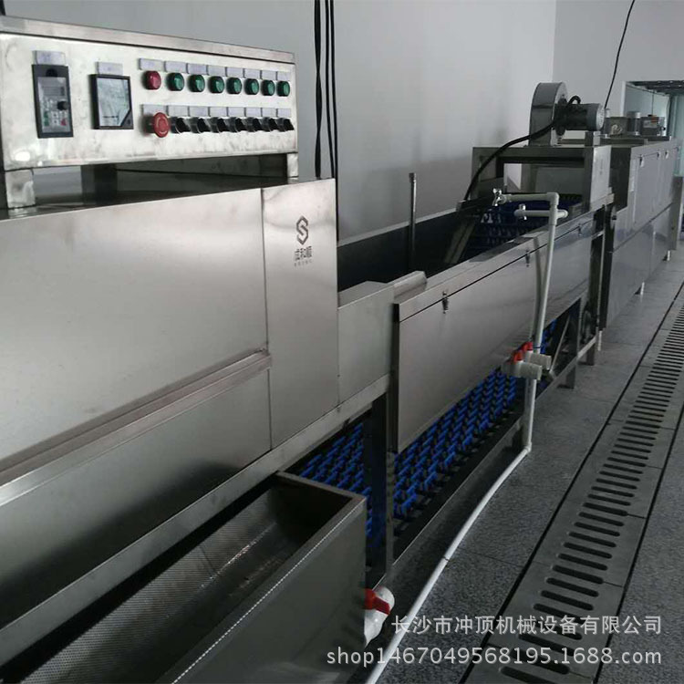 全自動超聲波洗碗機(jī)流水線【清洗消毒烘干一條龍服務(wù)】