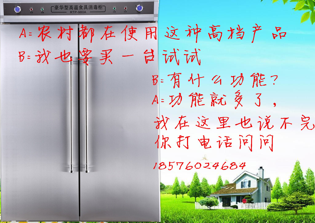 商用碗碟消毒柜 大型高溫?zé)犸L(fēng)循環(huán)巾柜 910升豪華立式雙門(mén)消毒柜