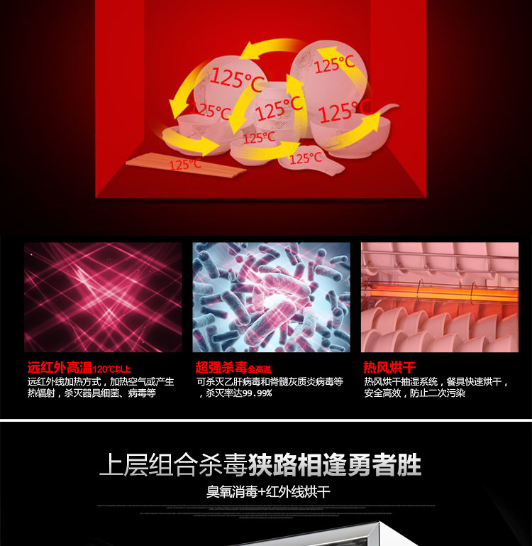 立式消毒柜 廠家直銷(xiāo) 新款立式高溫殺毒碗柜 商用消毒碗柜