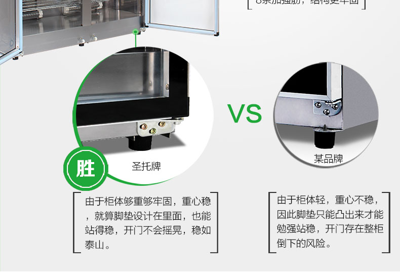 圣托 雙門(mén)毛巾消毒柜 立式商用 紫外線消毒柜 C5