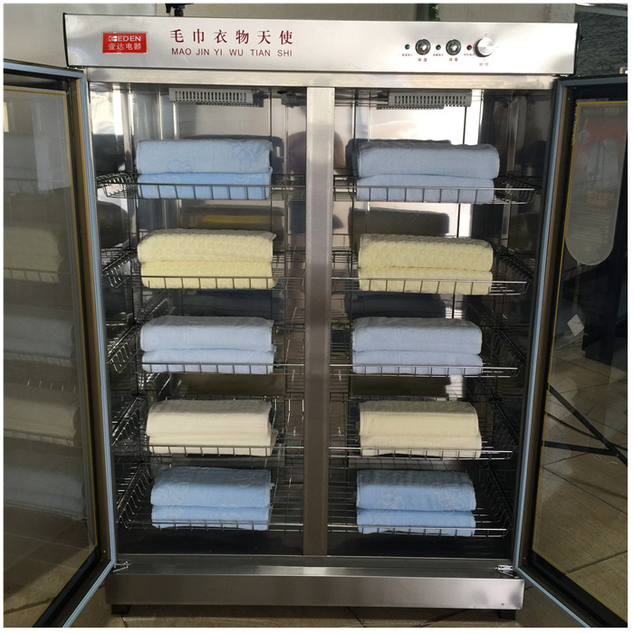 998L大型立式雙開(kāi)門美容院商用毛巾消毒柜 衣物酒店紫外線消毒柜