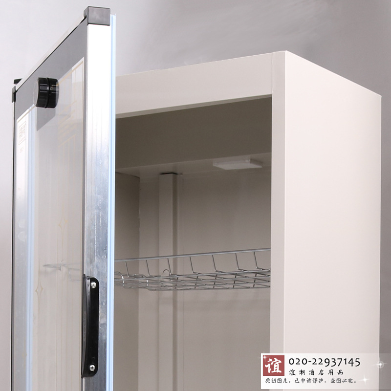 批發(fā)380l大容量立式商用餐具消毒柜 雙門(mén)保潔柜 餐廳酒店消毒碗柜