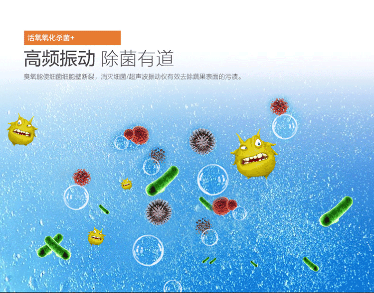 悍舒商用臭氧氣泡消毒洗菜機(jī) 果蔬清洗機(jī) 商用全自動洗菜設(shè)備