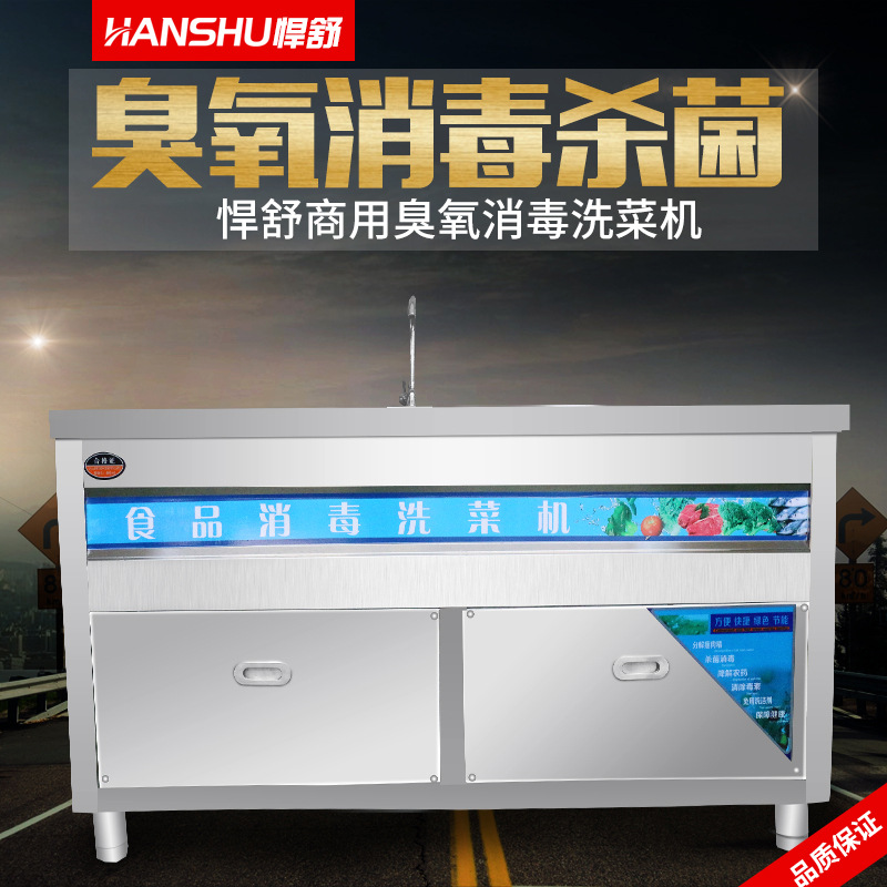 悍舒商用臭氧氣泡消毒洗菜機(jī) 果蔬清洗機(jī) 商用全自動洗菜設(shè)備