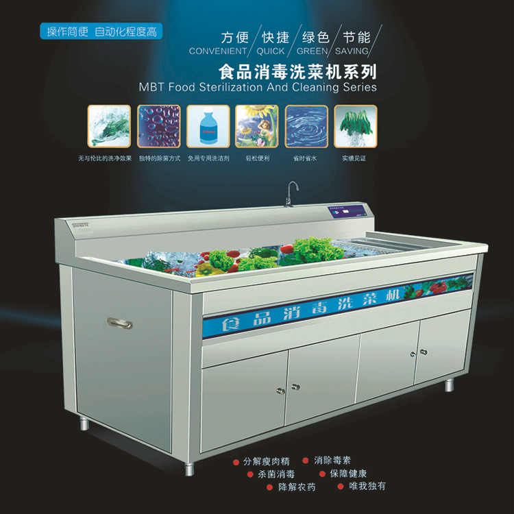 廠家現(xiàn)貨熱銷(xiāo)蔬菜洗菜機(jī) 商用洗菜機(jī) 臭氧消毒洗菜機(jī) 品質(zhì)保證
