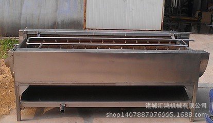 供應(yīng)大型商用自動洗菜機 果蔬清洗機 毛刷洗菜機 可清洗土豆水果