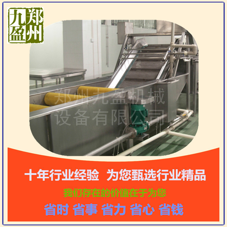廠家批發(fā) 臭氧自動翻轉(zhuǎn)洗菜機 商用連續(xù)式洗菜機 毛刷去雜清洗
