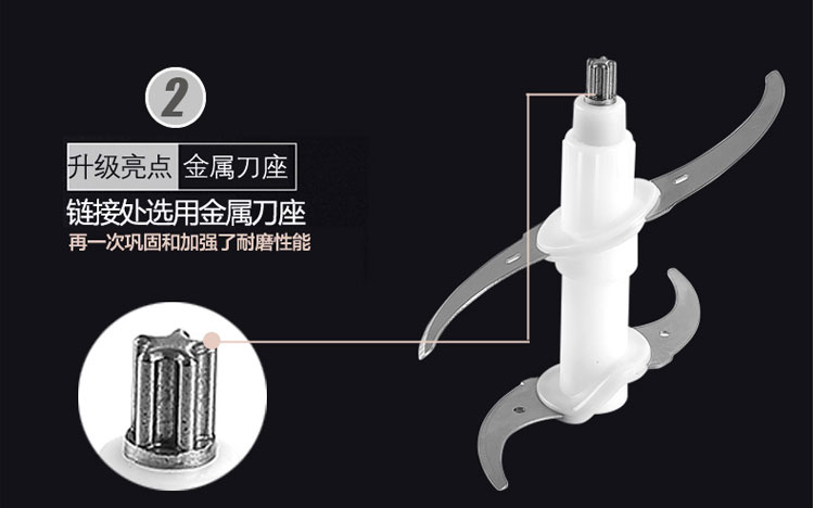 工廠直銷(xiāo)電動(dòng)玻璃絞肉機(jī)家用電動(dòng)多功能不銹鋼攪碎菜拌機(jī)商用家用