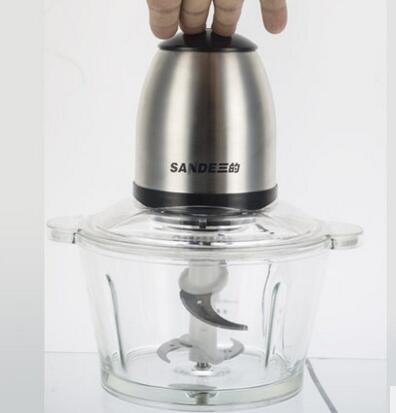 工廠直銷(xiāo)電動(dòng)玻璃絞肉機(jī)家用電動(dòng)多功能不銹鋼攪碎菜拌機(jī)商用家用