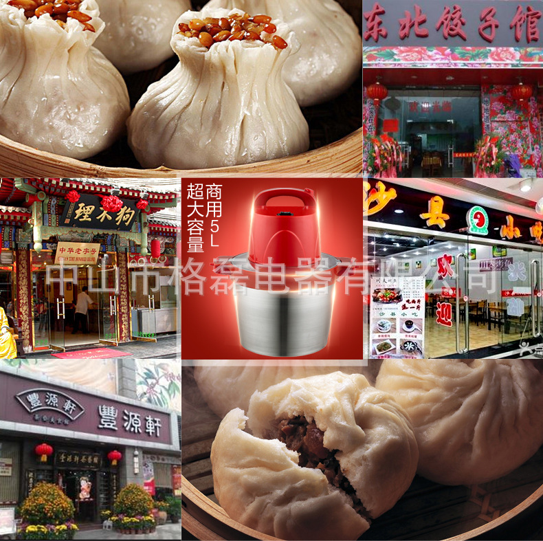格磊多功能電動(dòng)絞肉機(jī)家用切肉碎機(jī)新款商用碎肉機(jī)和面廠家直銷