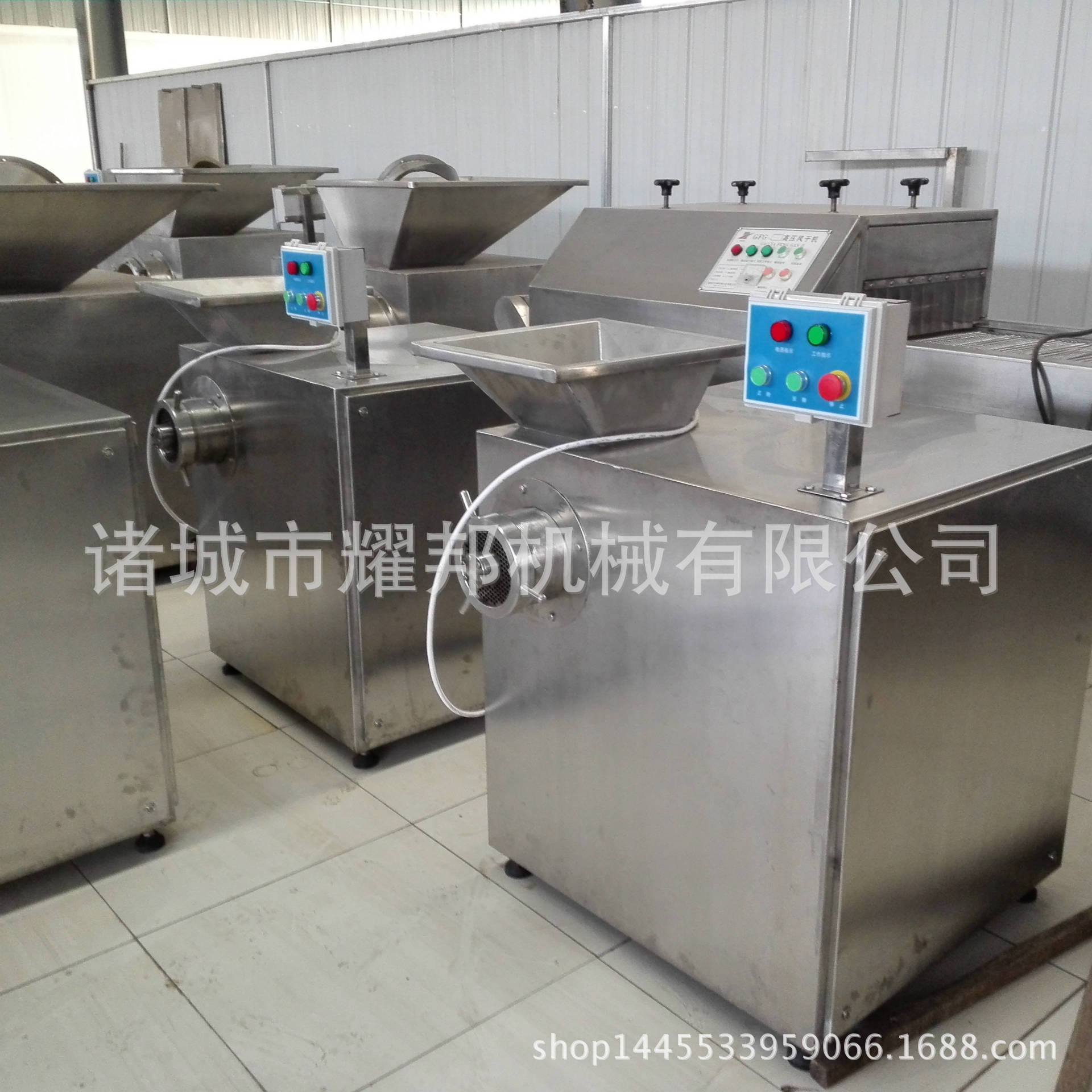 耀邦供應(yīng) 不銹鋼絞肉機 商用凍肉絞肉機 雞鴨魚肉絞肉機 型號齊全