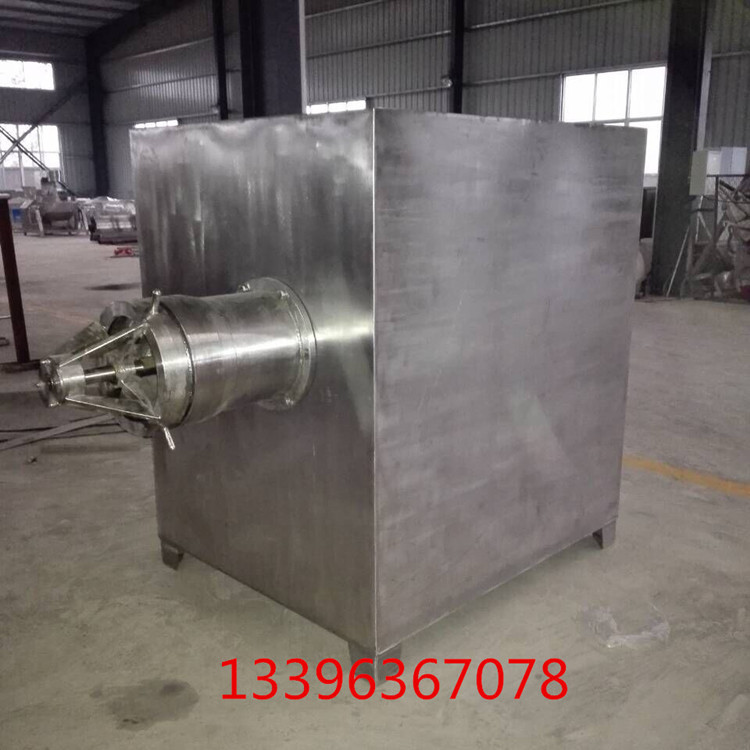 廠家促銷 全自動豬肉絞肉機(jī) 大型商用雞骨架絞碎設(shè)備 出料方便