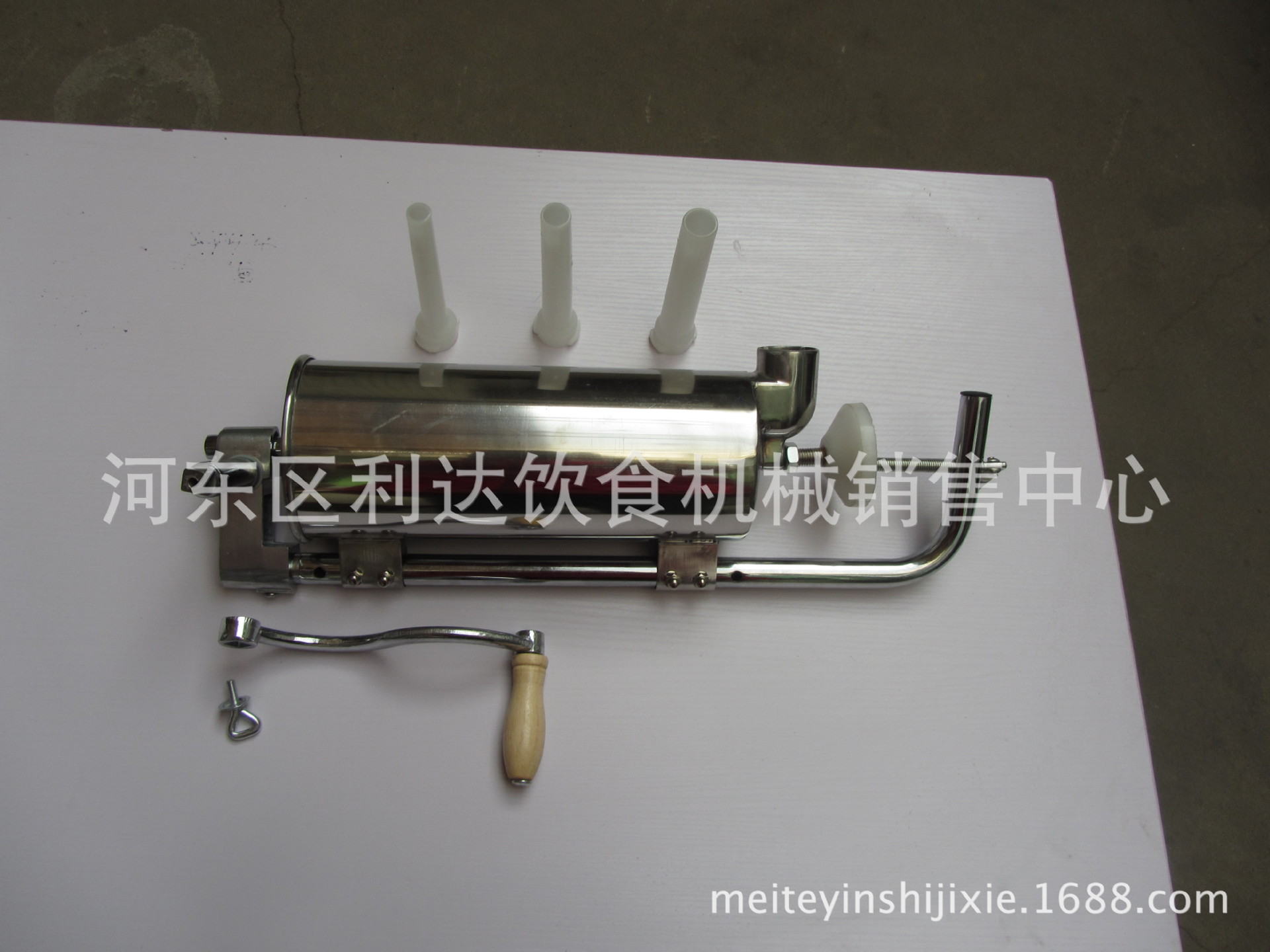 代發(fā)家用灌腸機(jī)立式不銹鋼灌腸機(jī) 商用手動灌香腸機(jī)器 手搖臘腸機(jī)