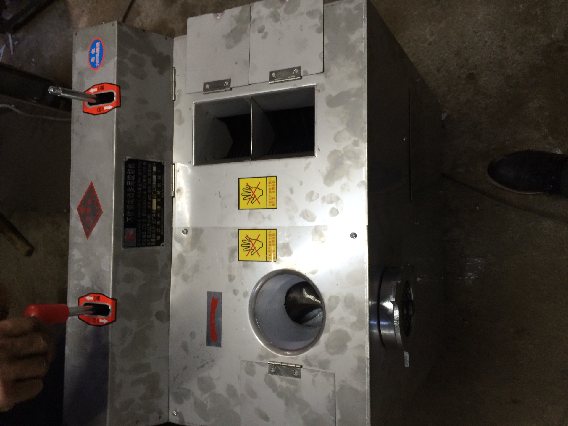 多功能不銹鋼商用絞切二用三用機(jī)電動(dòng)絞肉機(jī)切肉機(jī)切片切絲灌腸機(jī)