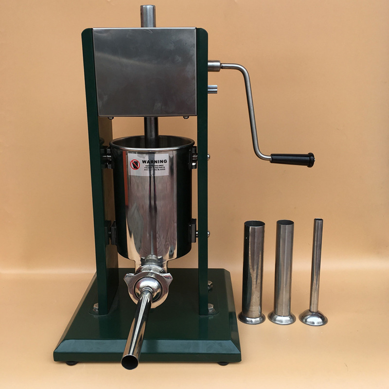 大號(hào)灌腸機(jī) 家用 手動(dòng) 商用不銹鋼立式臥式 手搖香腸機(jī)臘腸機(jī)