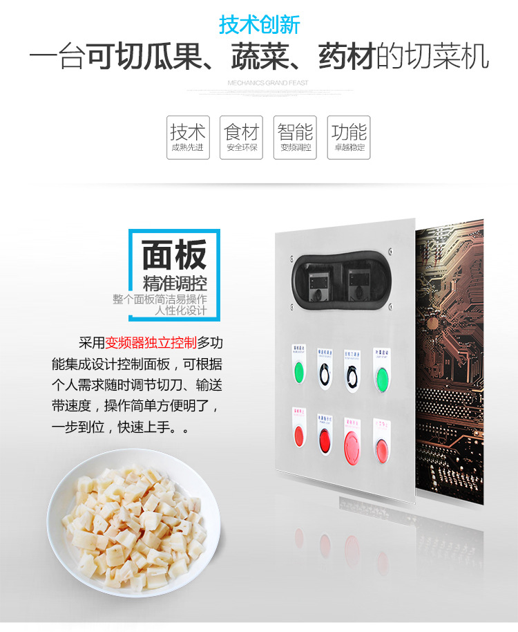 自動(dòng)多功能切菜機(jī) 小型家用商用切菜機(jī) 切菜機(jī)多少錢一臺