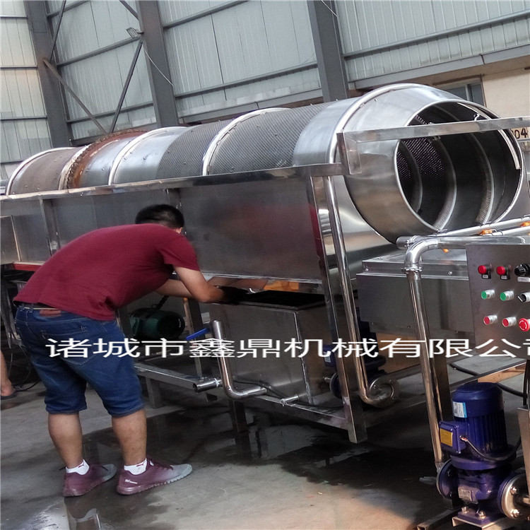 廠家供應(yīng)高壓噴淋圓蔥清洗機 商用滾筒式洗菜機