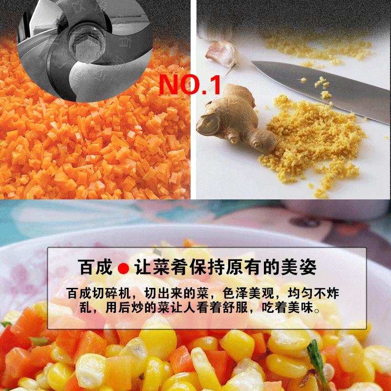 百成QS-600豪華型食物切碎機(jī) 商用切碎機(jī)