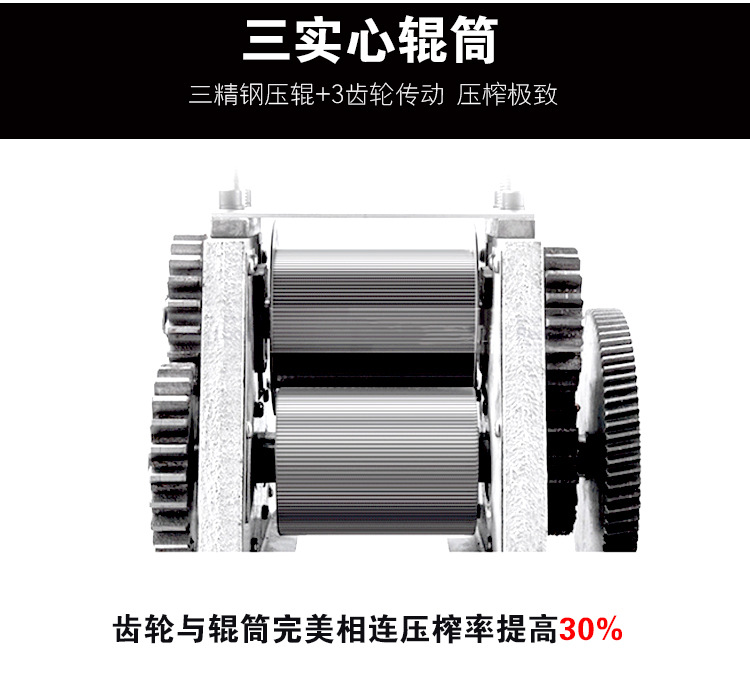 元芳廠家直銷商用蓄電池電瓶甘蔗機(jī) 全自動不銹鋼甘蔗榨汁機(jī)臺式