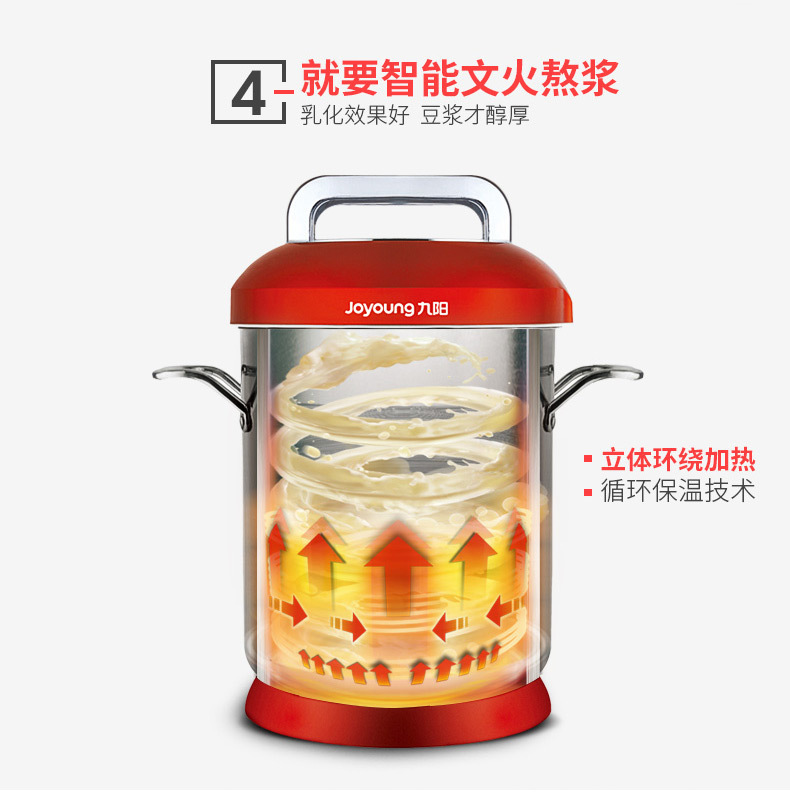 九陽商用豆?jié){機(jī)大容量大型全自動(dòng)現(xiàn)磨智能多功能磨漿機(jī)JYS-50S02