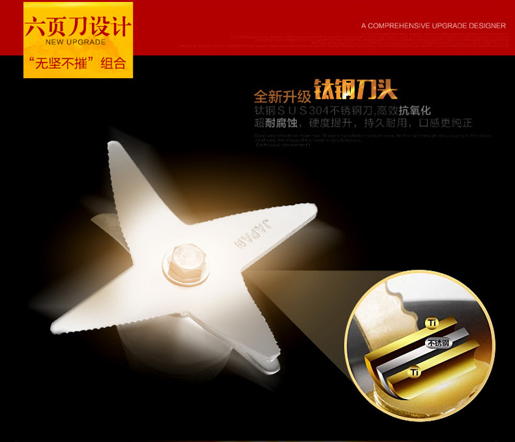 大功率商用破壁料理機(jī)家用現(xiàn)磨豆?jié){機(jī)碎冰沙家用電器攪拌會(huì)銷(xiāo)禮品