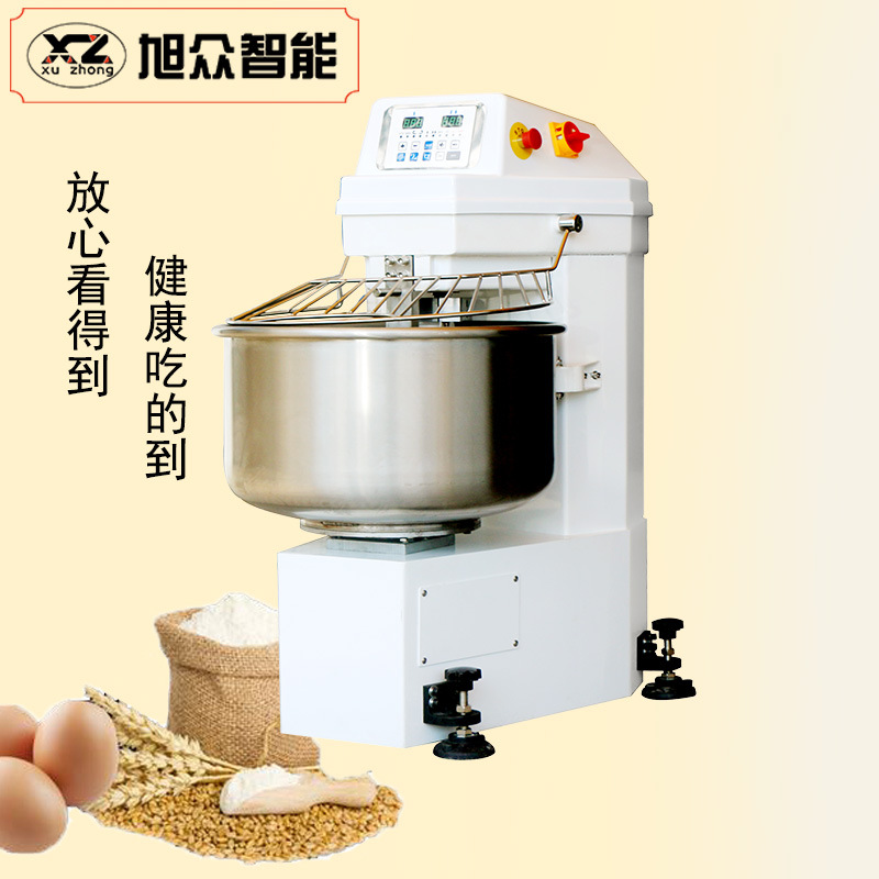 旭眾25KG和面機商用型不銹鋼材質(zhì)和面機多功能面包包子和面攪拌機