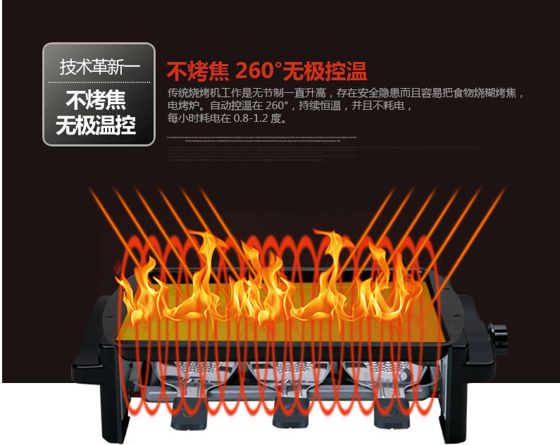 比亞商用家用電燒烤爐韓式無煙不粘鍋烤肉機(jī)雙層燒烤機(jī)烤肉鍋