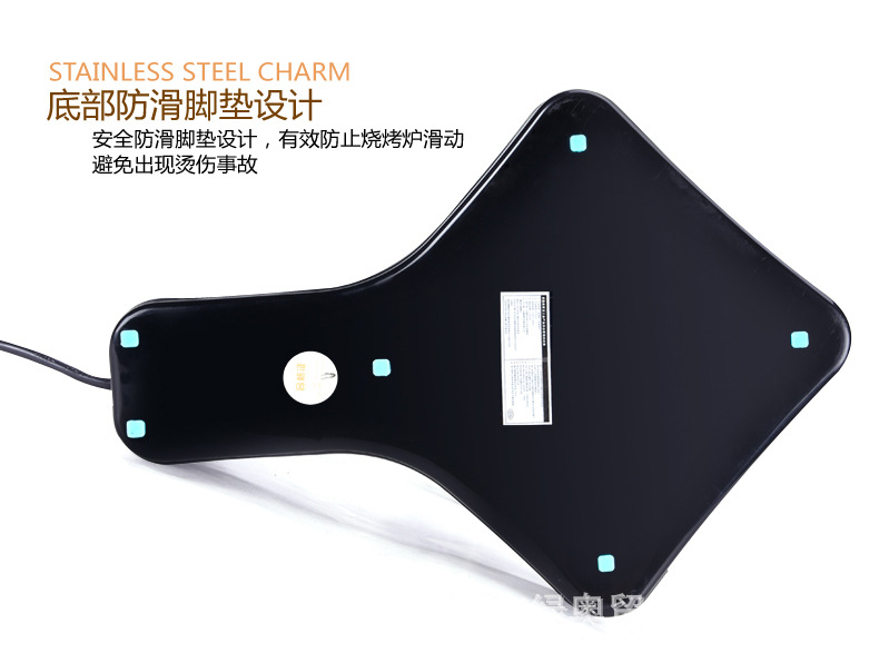 爆款3D紅外線燒烤爐可旋轉(zhuǎn)家用商用無(wú)煙電烤盤(pán)鐵板燒烤肉機(jī)bbq