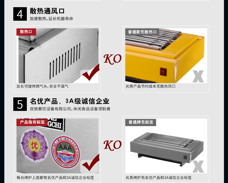 廠家直銷雙馳雙頭商用電熱燒烤爐不銹鋼環(huán)保無煙烤面筋生蠔烤爐