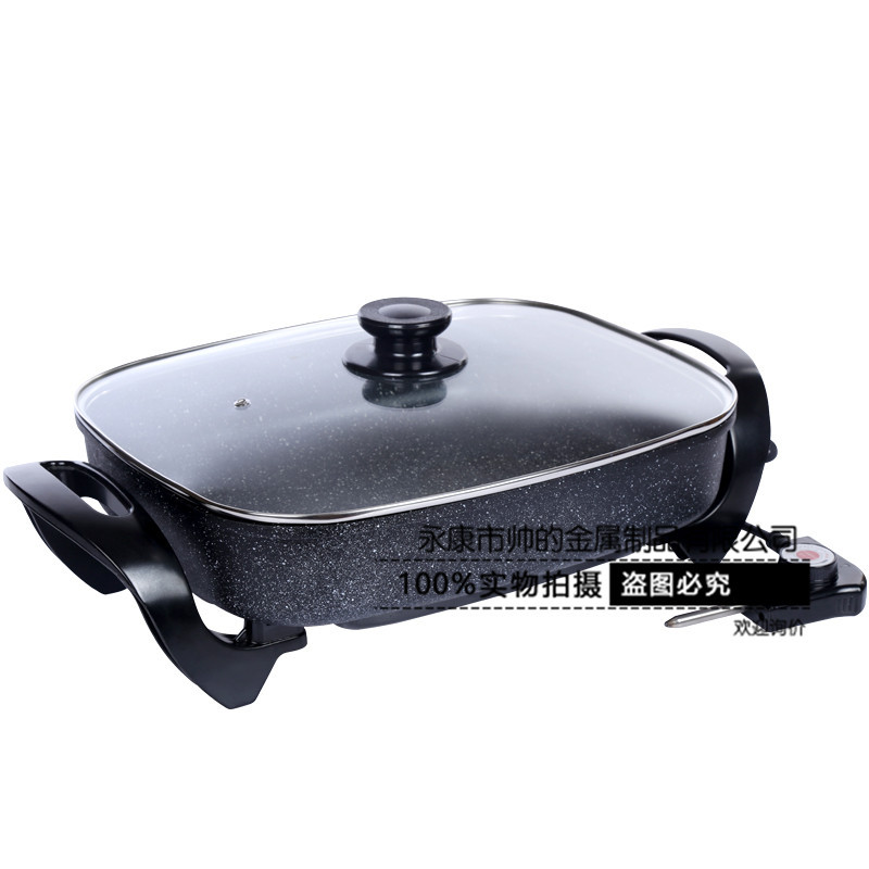 超大韓式家用電熱火鍋 煎煮鍋商用烤魚(yú)神器烤魚(yú)店專用 烤魚(yú)鍋