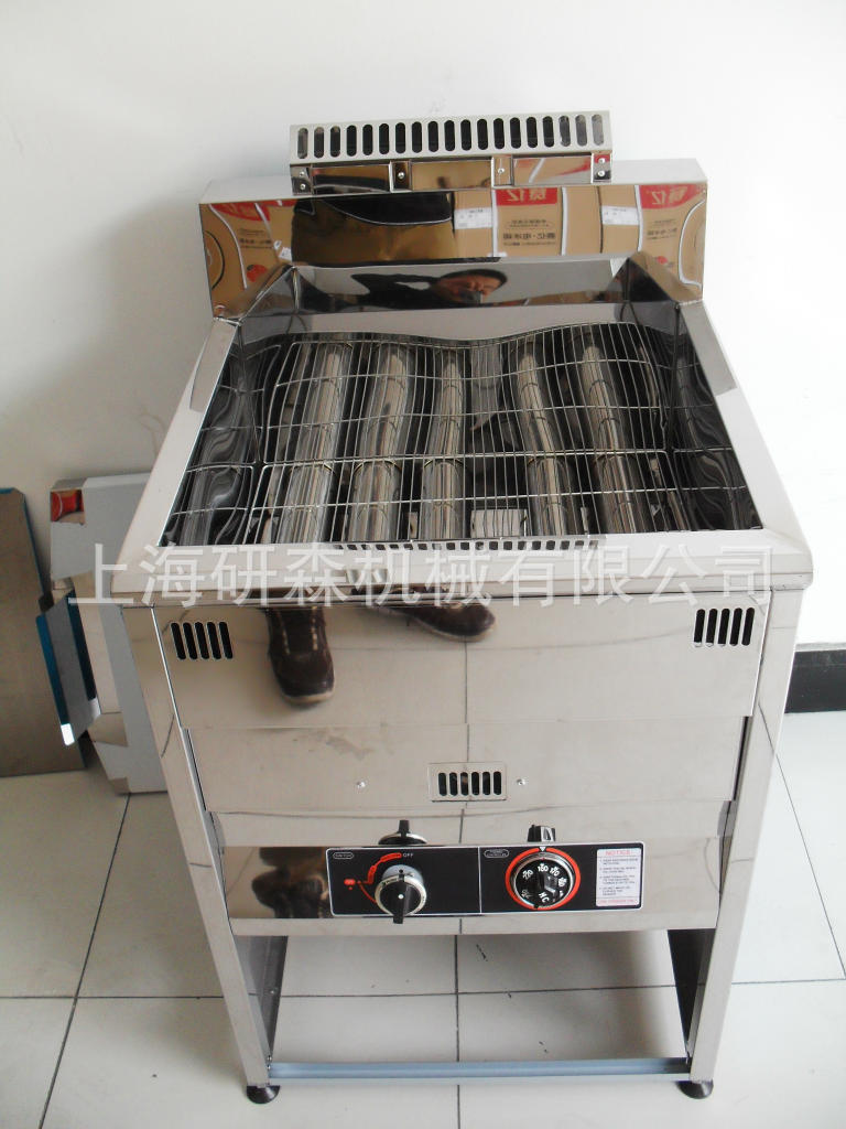 優(yōu)質(zhì)多用高效油炸鍋 一體商用電熱油炸鍋 流動(dòng)式炸雞排工作臺(tái)