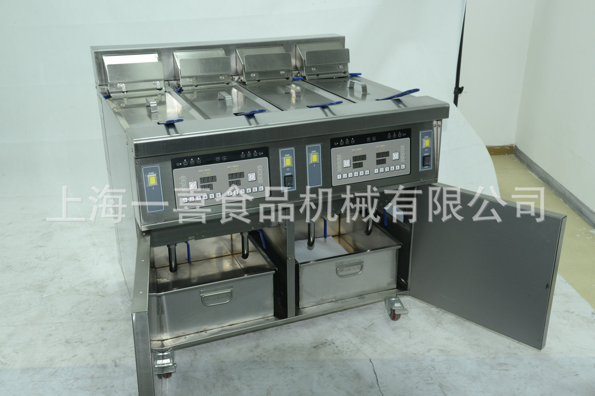 cnix一喜電熱開(kāi)口油炸鍋OFE-56A 立式炸爐電炸鍋 電炸鍋商用四缸