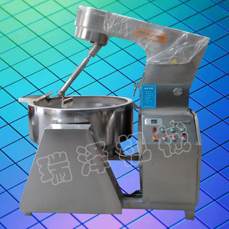 商用自動(dòng)底料翻炒鍋 全自動(dòng)電加熱炒鍋 400大型電加熱炒鍋瑞澤牌