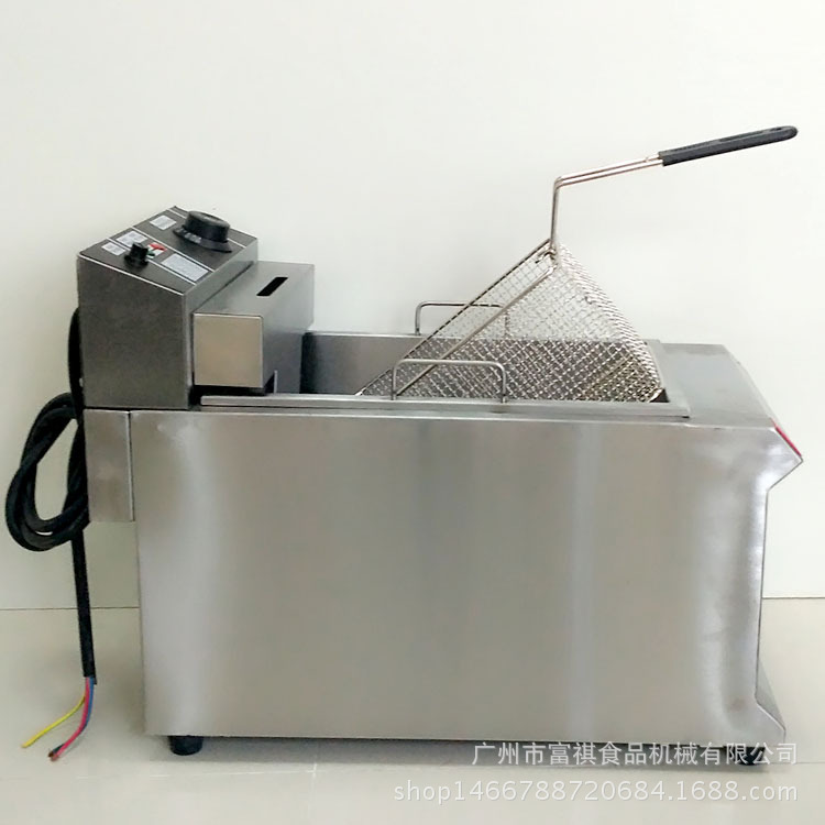特價商用電炸爐不銹鋼電炸鍋批發(fā)薯塔機炸薯條機漢堡店奶茶店設備
