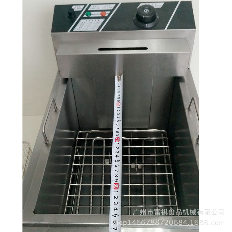 特價商用電炸爐不銹鋼電炸鍋批發(fā)薯塔機炸薯條機漢堡店奶茶店設備