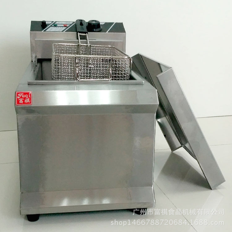特價商用電炸爐不銹鋼電炸鍋批發(fā)薯塔機炸薯條機漢堡店奶茶店設備