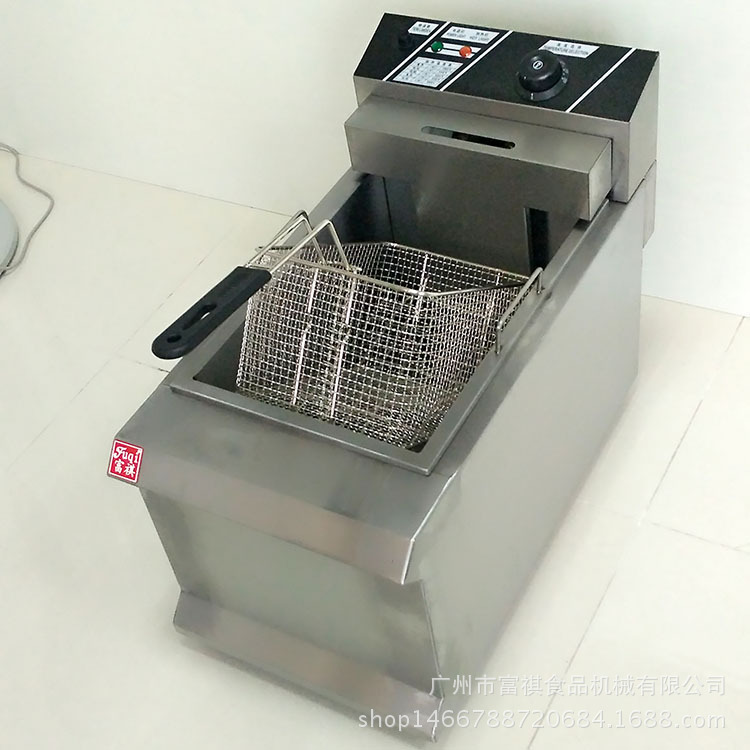 特價商用電炸爐不銹鋼電炸鍋批發(fā)薯塔機炸薯條機漢堡店奶茶店設備