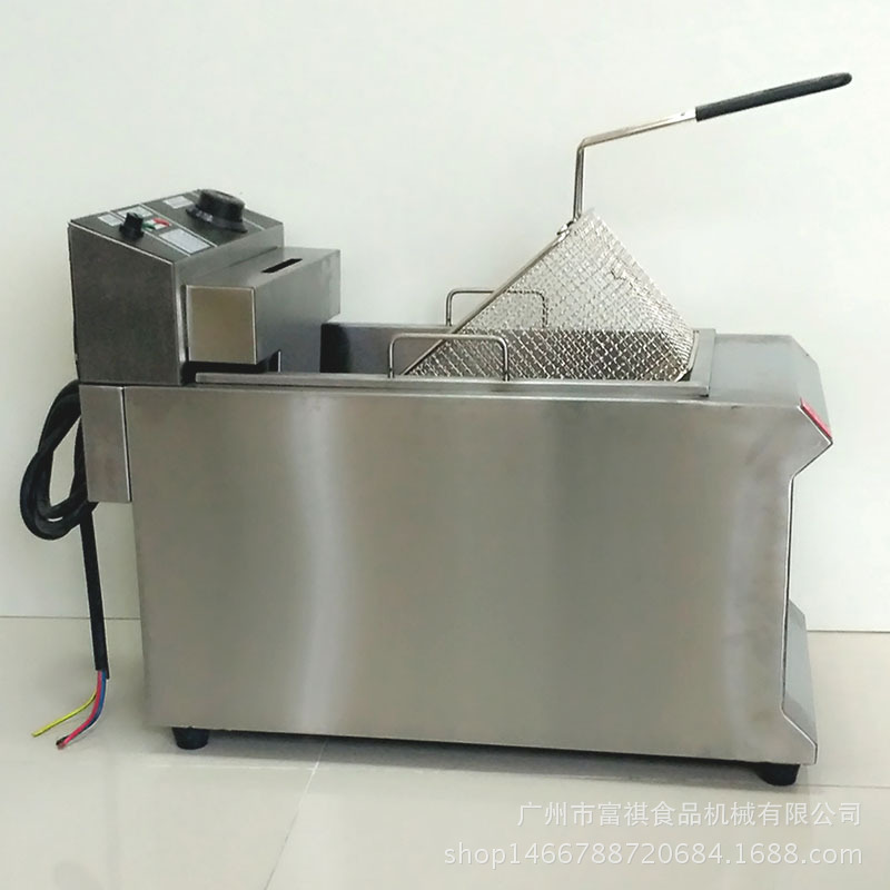 特價商用電炸爐不銹鋼電炸鍋批發(fā)薯塔機炸薯條機漢堡店奶茶店設備