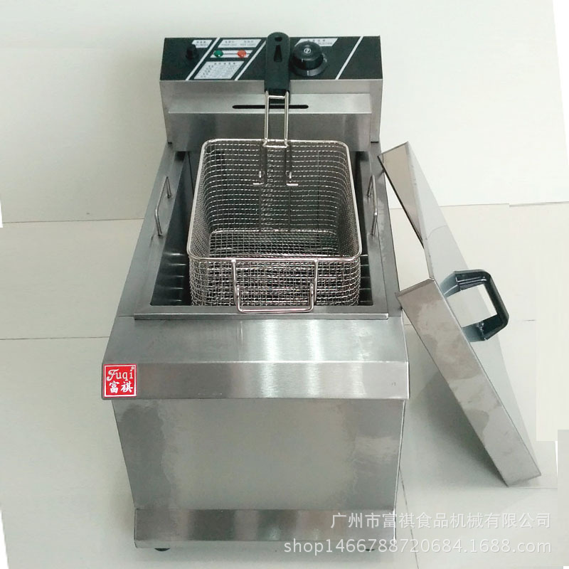 特價商用電炸爐不銹鋼電炸鍋批發(fā)薯塔機炸薯條機漢堡店奶茶店設備