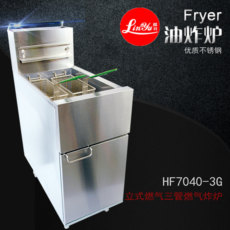 華菱電炸爐油炸爐 油炸鍋炸薯?xiàng)l機(jī)炸鍋商用燃?xì)庹t