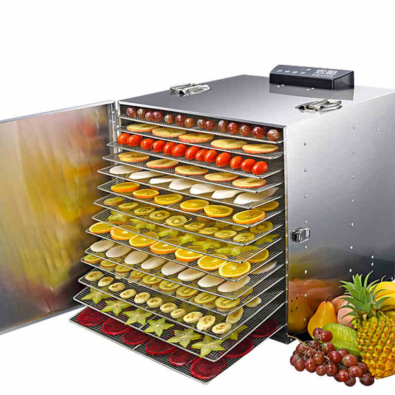 商用大容量不銹鋼干果機(jī)水果蔬菜脫水風(fēng)干寵物食品食物烘干機(jī)