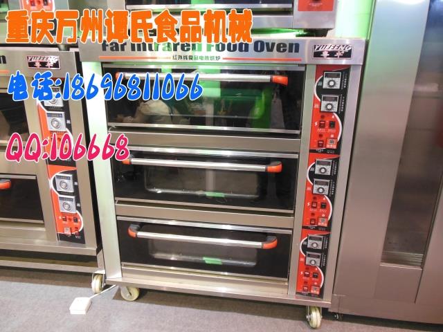 粵豐 電烤箱/三層六盤(pán)食品烘烤爐/遠(yuǎn)紅外商用面包烤箱/蛋糕烤箱