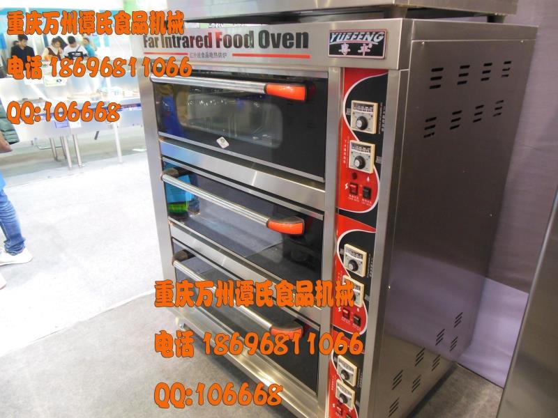 粵豐 電烤箱/三層六盤(pán)食品烘烤爐/遠(yuǎn)紅外商用面包烤箱/蛋糕烤箱