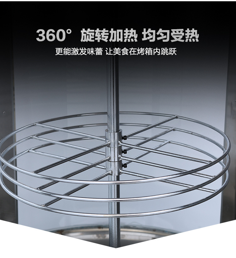 廠家直銷商用電熱烤鴨爐不銹鋼自動(dòng)旋轉(zhuǎn)烤禽爐鋼化玻璃烤鴨設(shè)備