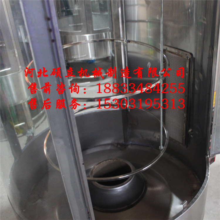 廠家直銷自動旋轉(zhuǎn)燃?xì)饪绝啝t木炭烤鴨爐商用煤氣液化氣全電烤箱