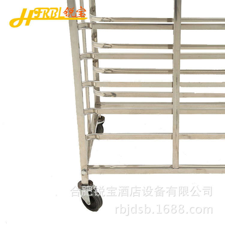 15盤不銹鋼烘焙車架 活動(dòng)面包架 加厚不銹鋼烤盤架 廠家批發(fā)