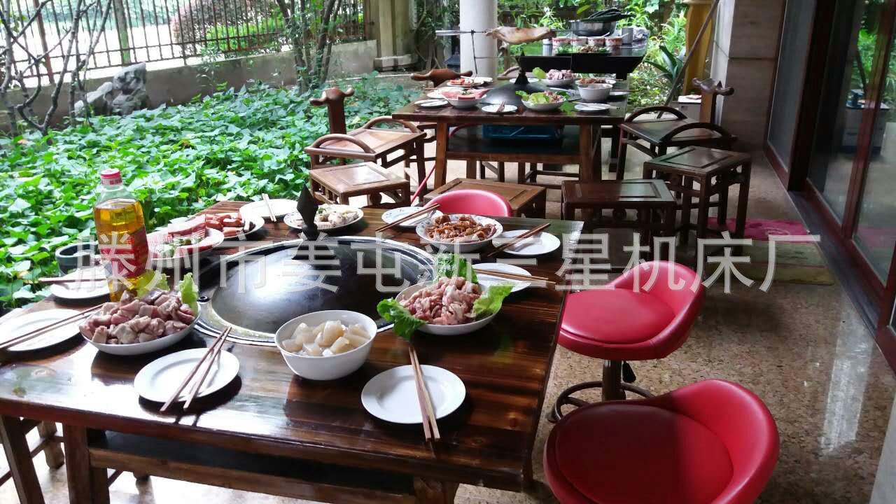 高品質(zhì)蒙古燒烤盤 鑄鐵烤盤 多功能火鍋燒烤一體式圓形燒烤盤