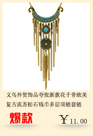 2017歐美新款復(fù)古三角夸張耳環(huán) 時尚綠松石耳飾 外貿(mào)熱賣批發(fā)